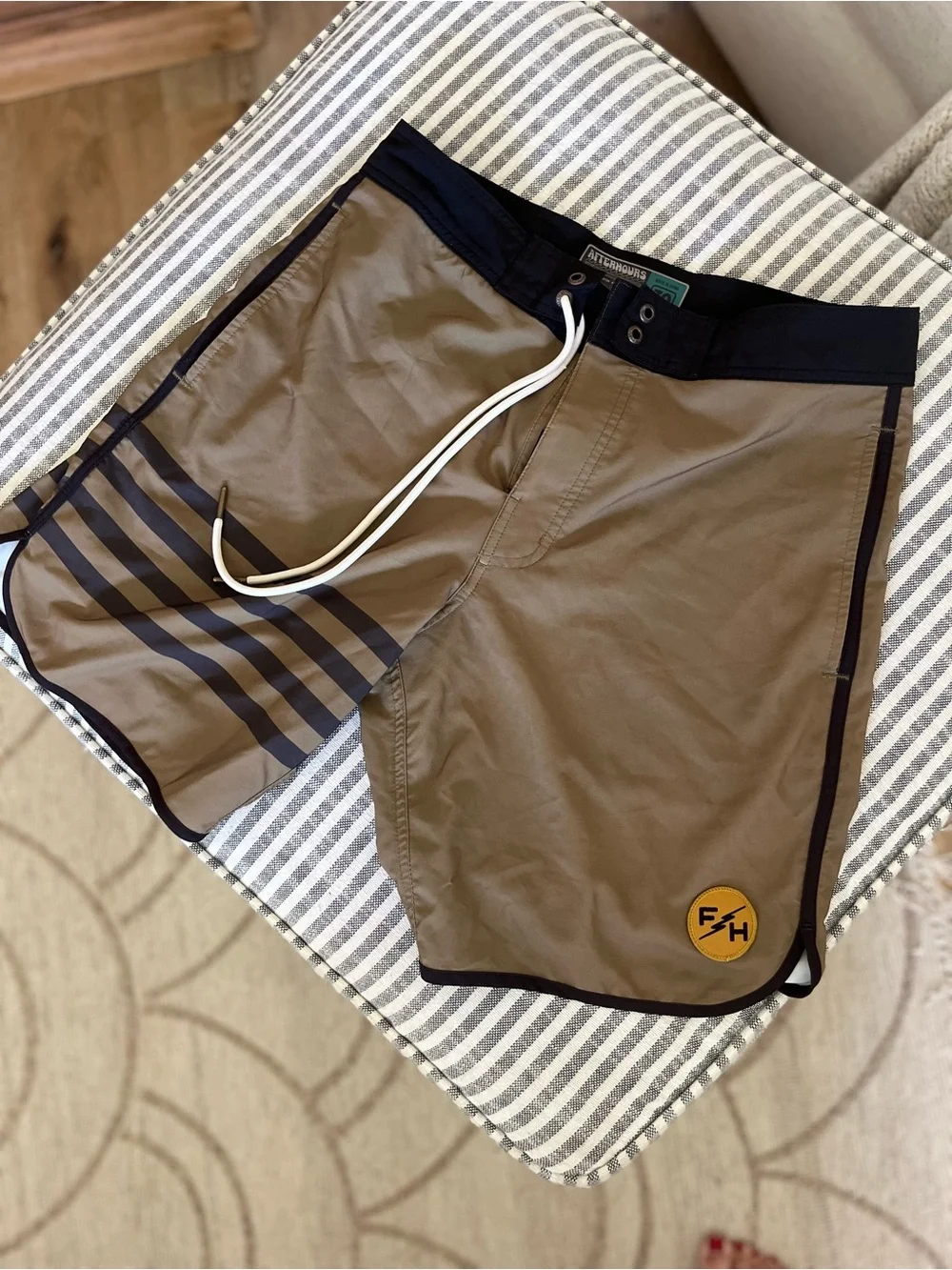 Fasthouse Bomber Boardshort - Olive with Black Trim